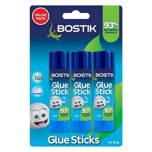 BOSTIK GLUE STICKS 25G PACK OF 6