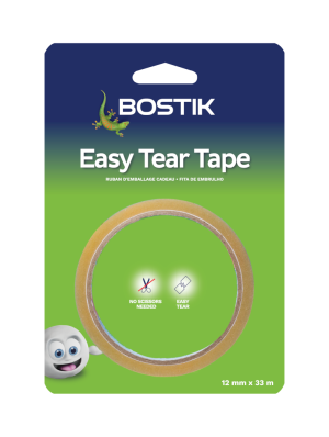 BOSTIK EASY TEAR TAPE 12MMX33M