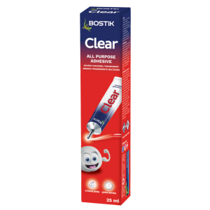 BOSTIK CLEAR ALL PURPOSE ADHESIVE GLUE 25ML