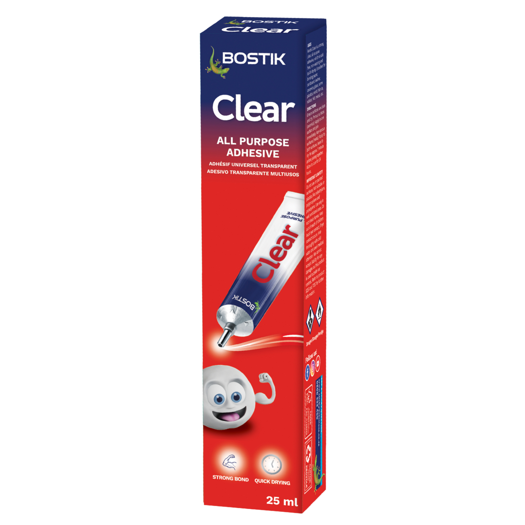 Bostik Clear All Purpose Adhesive Glue 25ml