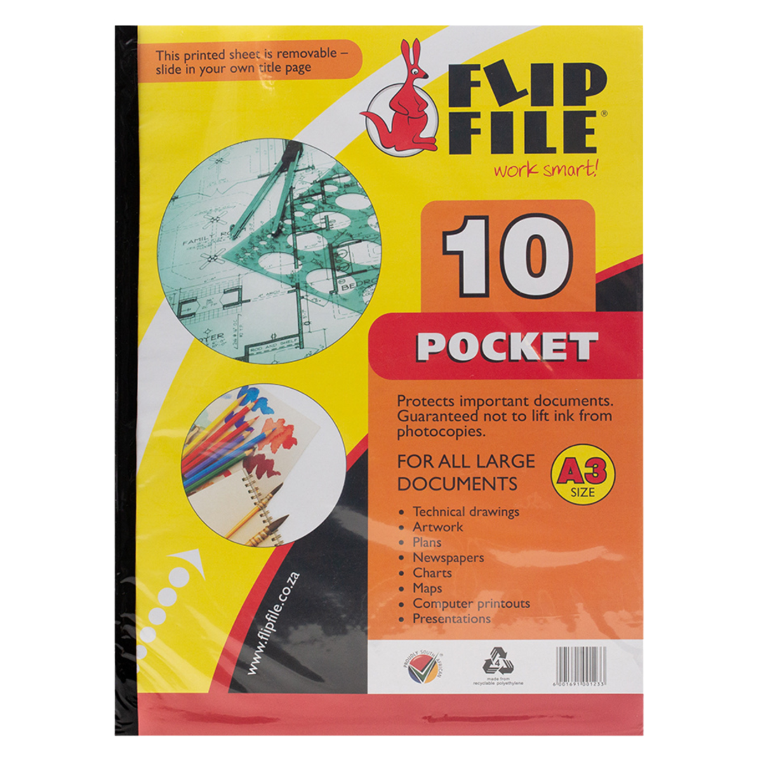 Flip File Display File A3 10 Pocket