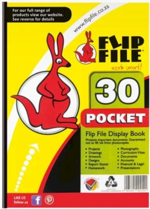 FLIP FILE DISPLAY FILE A4 30 POCKET