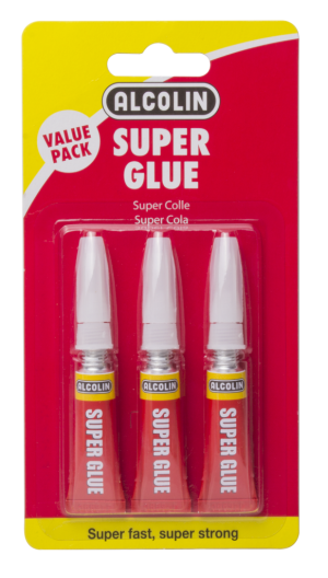 ALCOLIN SUPER GLUE 3G PACK OF 3