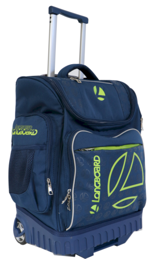LONGBOARD CRUISER HARDBASE TROLLEY BACKPACK NAVY
