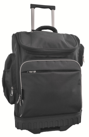 LONGBOARD CRUISER HARDBASE TROLLEY BACKPACK PLAIN BLACK