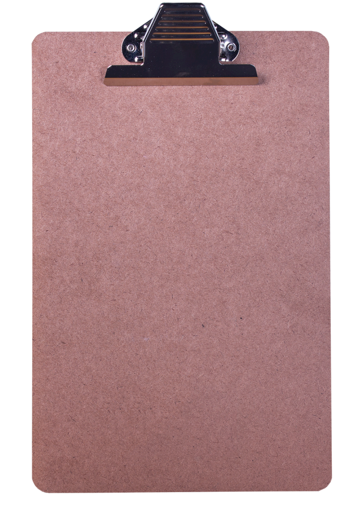 TREELINE CLIP BOARD MASONITE A4 380MMX240MM