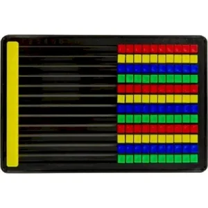 BUTTERFLY PLASTIC ABACUS 120 BEADS