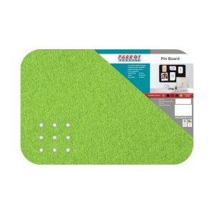 PARROT PIN BOARD ADHESIVE LIME 600MMX450MM