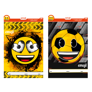 SAG BOOK JACKETS PRE-CUT EMOJI A4
