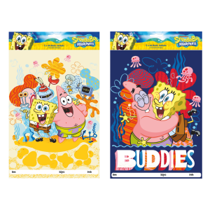 SAG BOOK JACKETS PRE-CUT SPONGEBOB A4