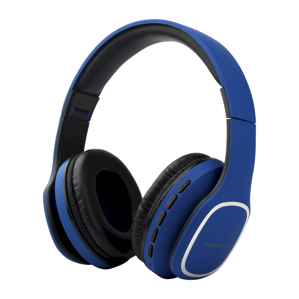 VOLKANO PHONIC SERIES BLUETOOTH HEADPHONES BLUE