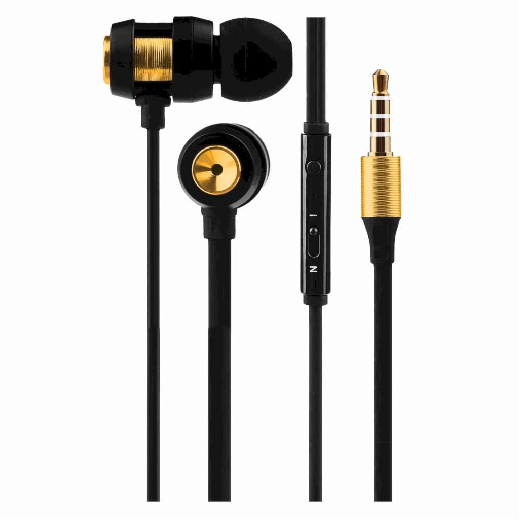 VOLKANO ALLOY SERIES METAL EARPHONES GOLD