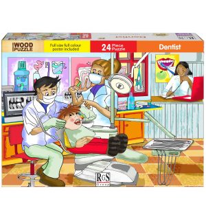 RGS DENTIST WOODEN PUZZLE A4 24 PIECE
