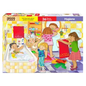 RGS HYGIENE WOODEN PUZZLE A4 36 PIECE
