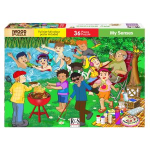 RGS MY SENSES WOODEN PUZZLE A4 36 PIECE