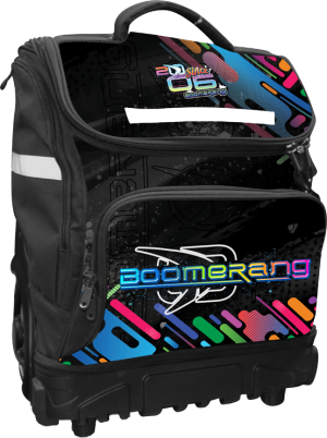 BOOMERANG XXL BIG-WHEEL HARDBASE TROLLEY BOYS BLACK