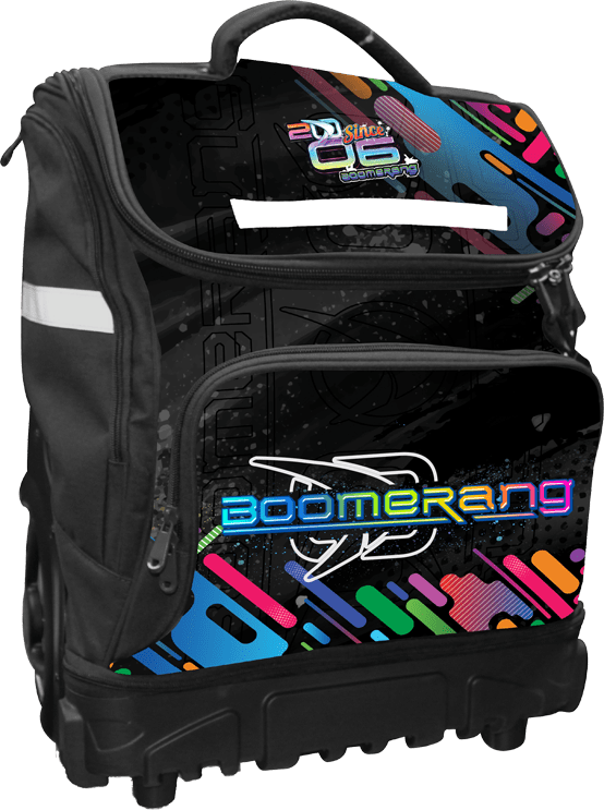 BOOMERANG XXL BIG-WHEEL HARDBASE TROLLEY BOYS BLACK