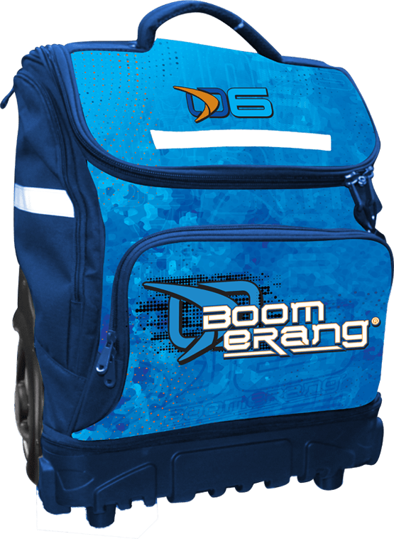 BOOMERANG XXL BIG-WHEEL HARDBASE TROLLEY BOYS BLUE