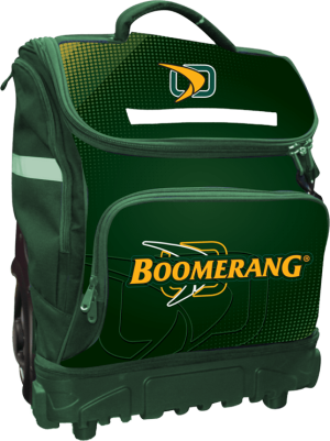 BOOMERANG XXL BIG-WHEEL HARDBASE TROLLEY BOYS GREEN