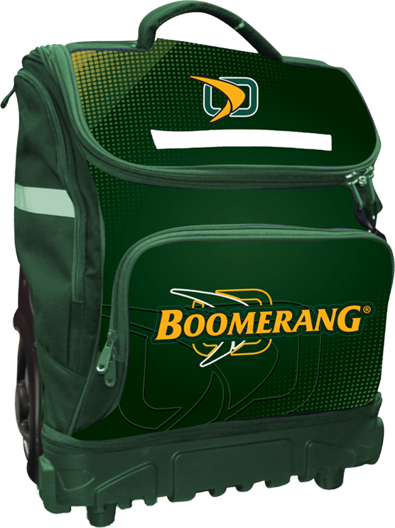 BOOMERANG XXL BIG-WHEEL HARDBASE TROLLEY BOYS GREEN