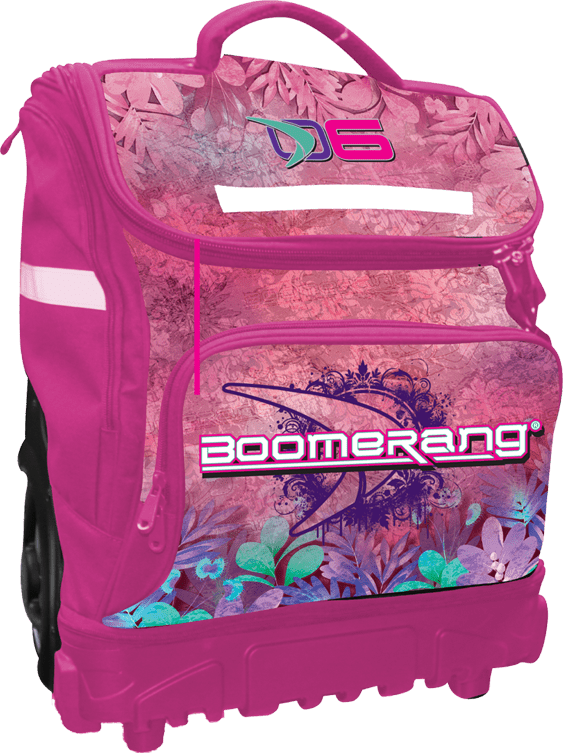 BOOMERANG XXL BIG-WHEEL HARDBASE TROLLEY GIRLS PINK