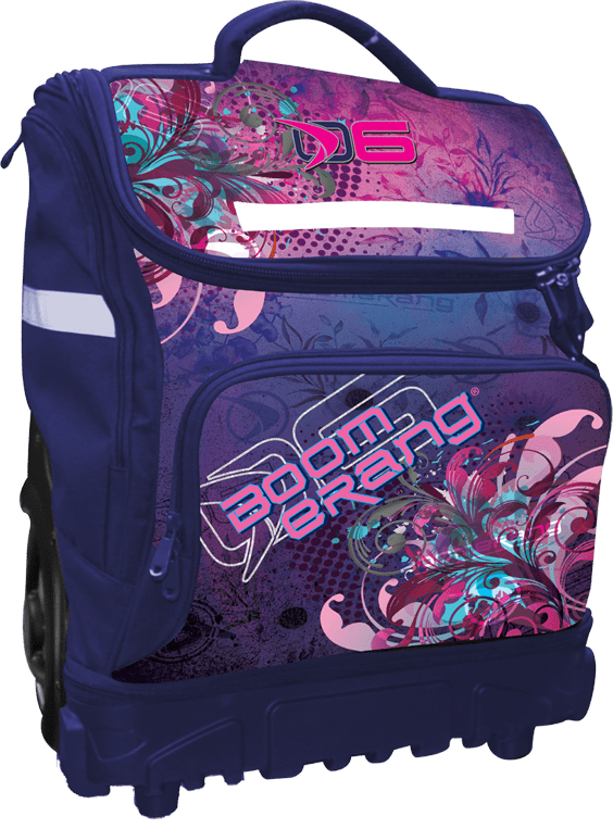 BOOMERANG XXL BIG-WHEEL HARDBASE TROLLEY GIRLS PURPLE