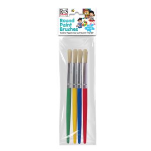 RGS ROUND PAINT BRUSHES NO.2 PACK OF 4