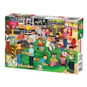 RGS COMMUNICATION WOODEN PUZZLE A4 36 PIECE