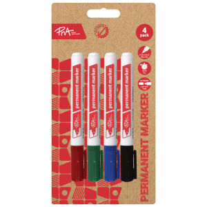 PNA Whiteboard Markers Fine Tip Set of 4