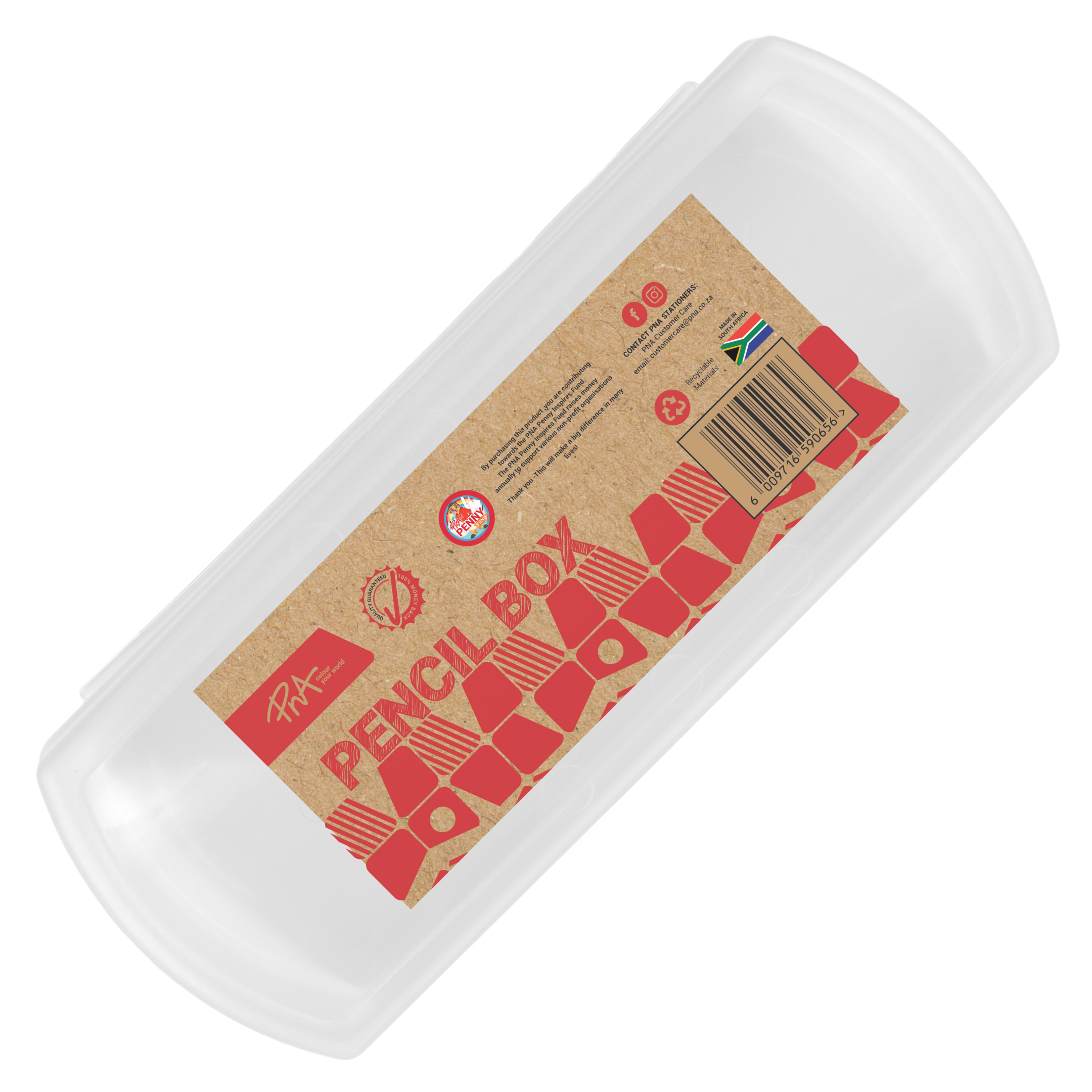 PNA PENCIL BOX COOLCASE CLEAR