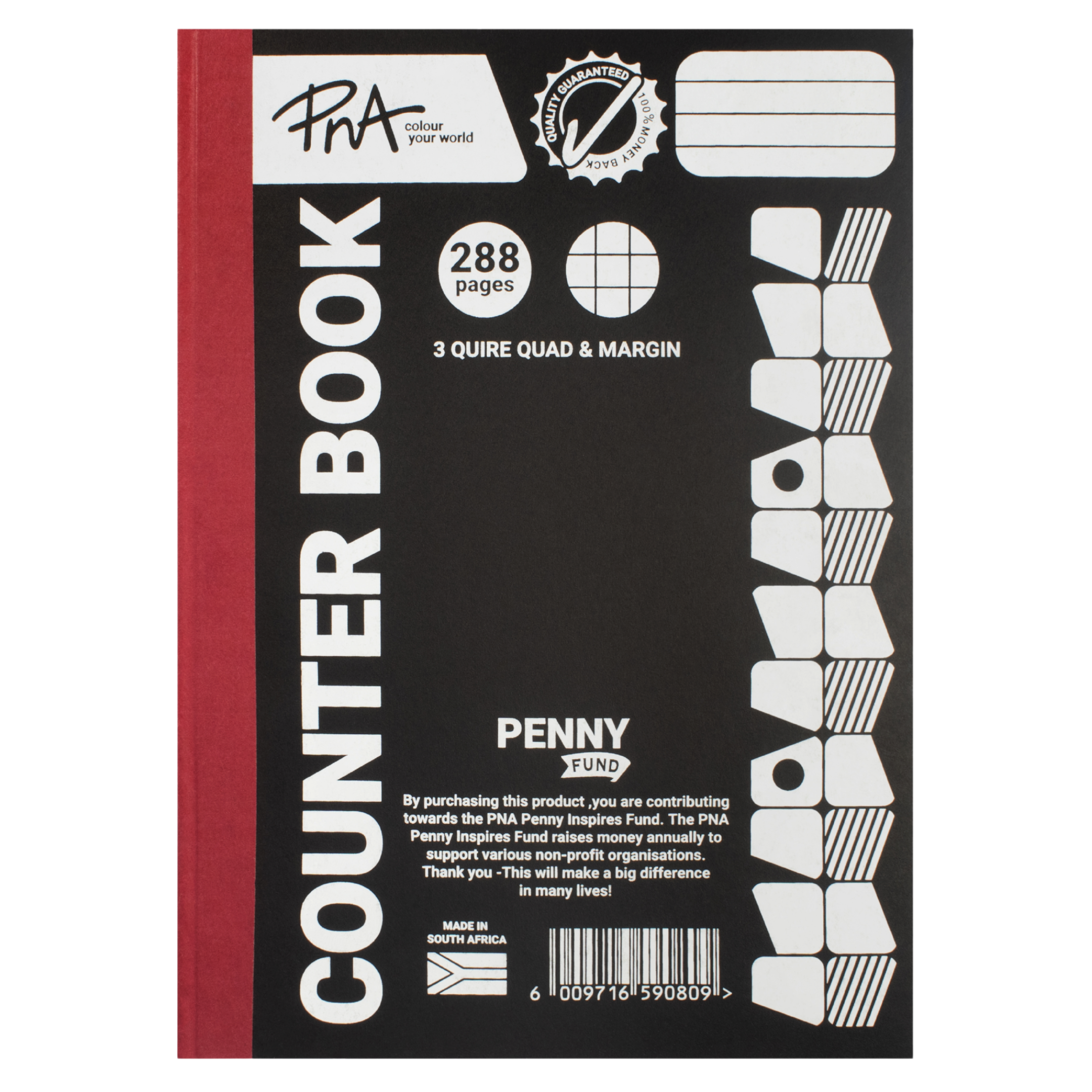 PNA COUNTER BOOK 3 QUIRE 288 PAGE Q/M