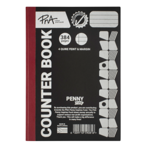 PNA Counter Book 4 Quire 384 Page F/M