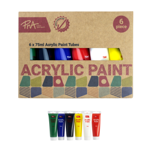 PNA Acrylic School Tubes 75ml Set of 6