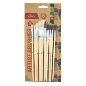 PNA Brushes Nylon Professional Set of 10
