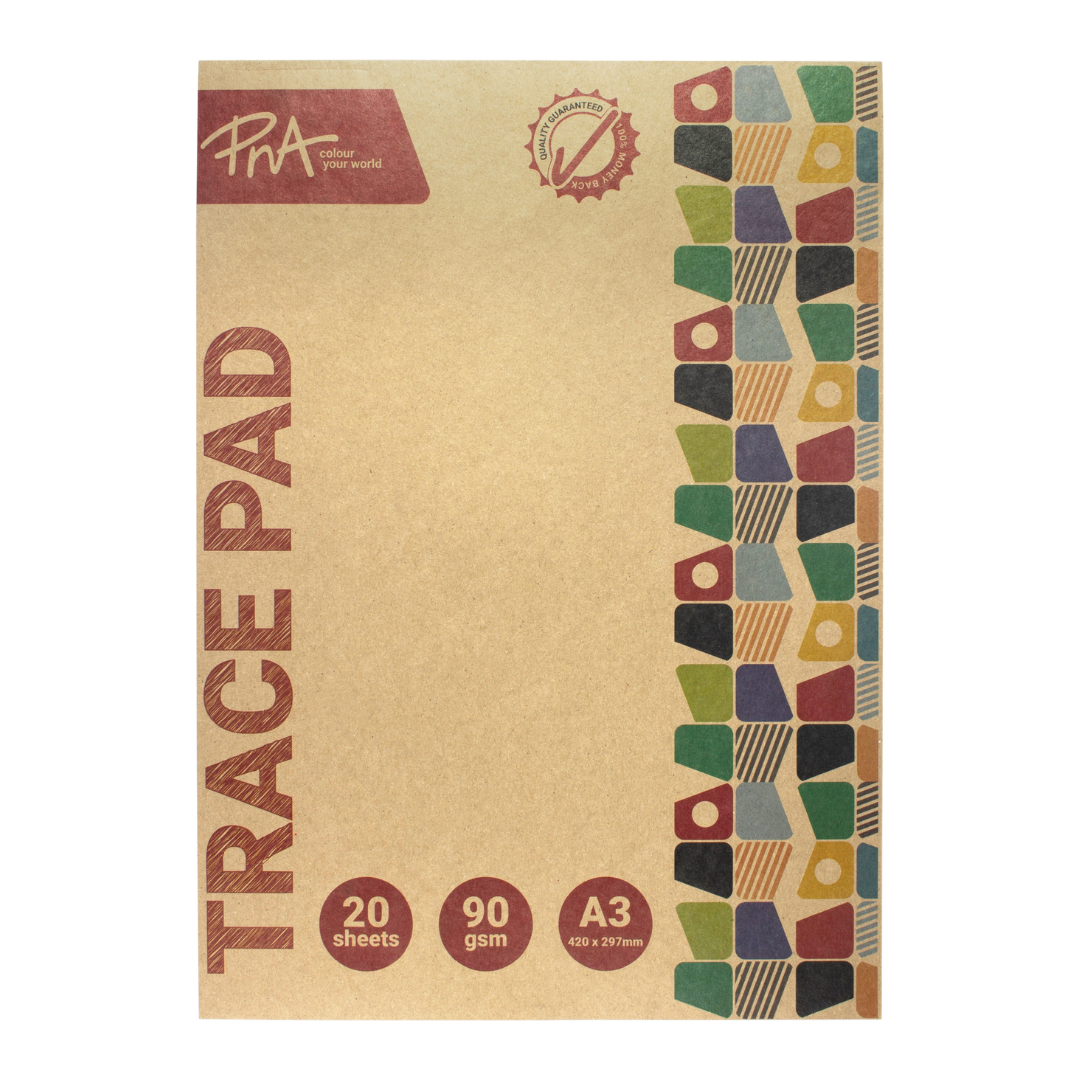 PNA Trace Pad 90gsm A3 20 Sheets