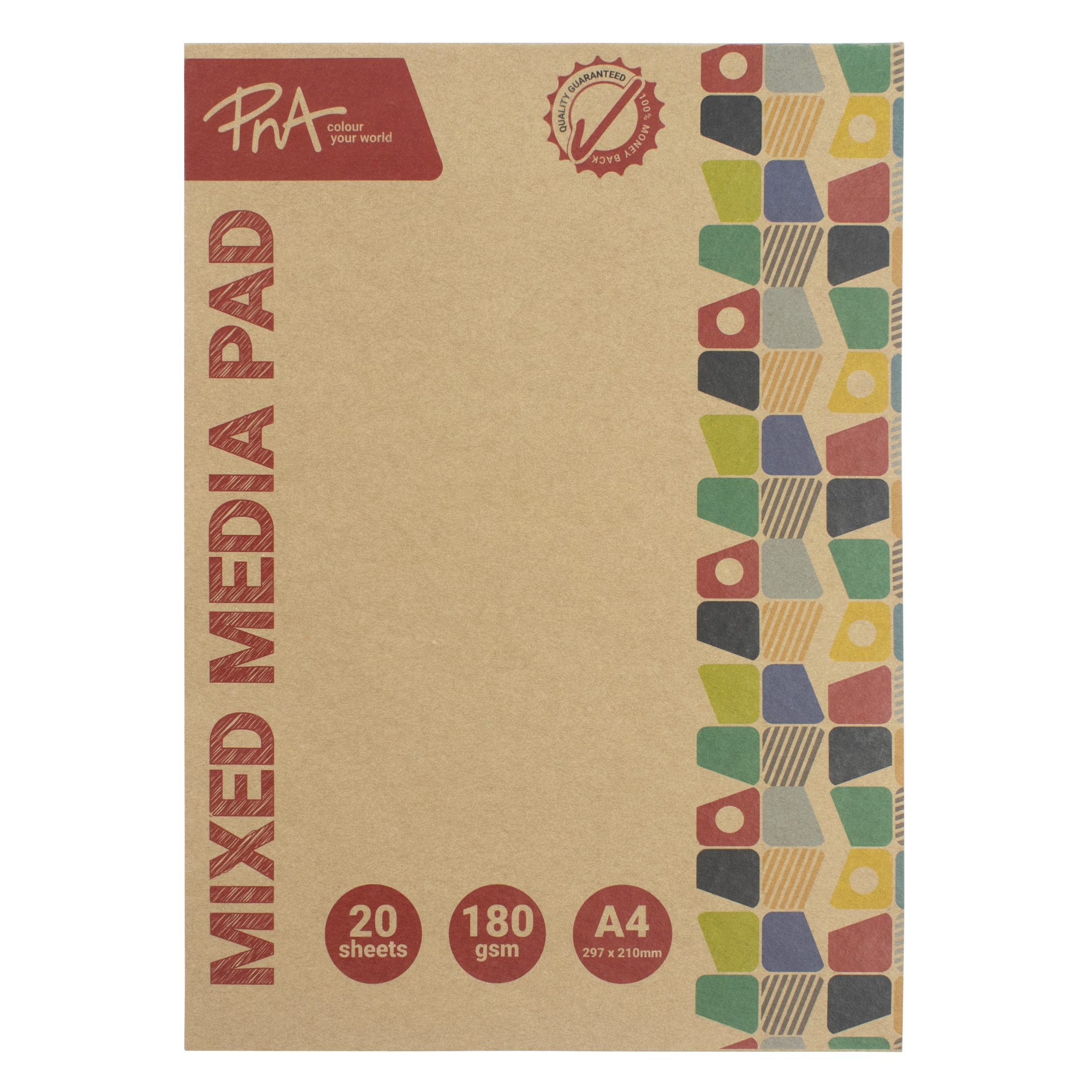 PNA MIXED MEDIA 180GSM A4 20 SHEETS