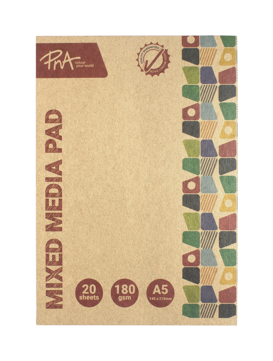 PNA Mixed Media 180gsm A5 20 Sheets