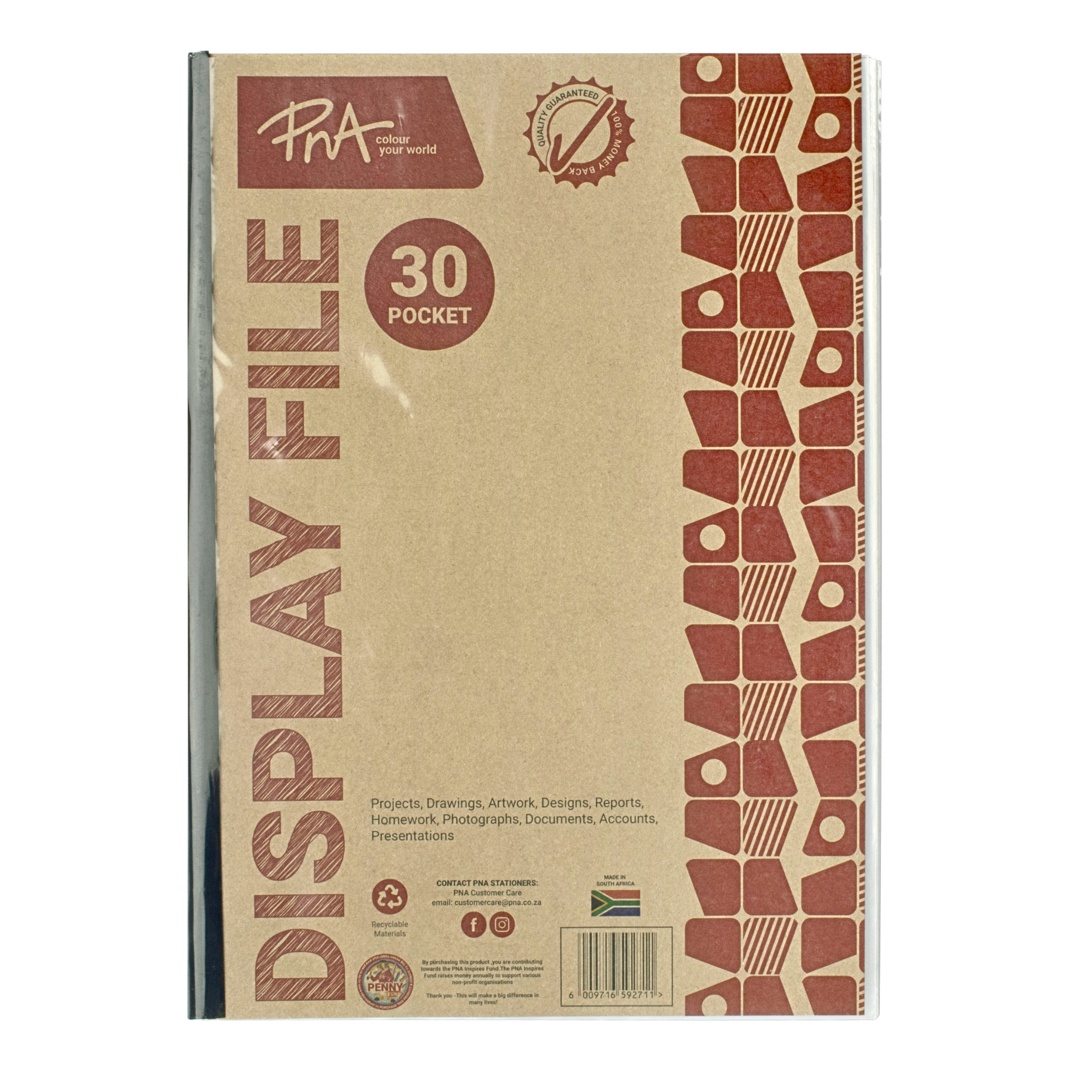 PNA DISPLAY FILE A4 30 POCKET