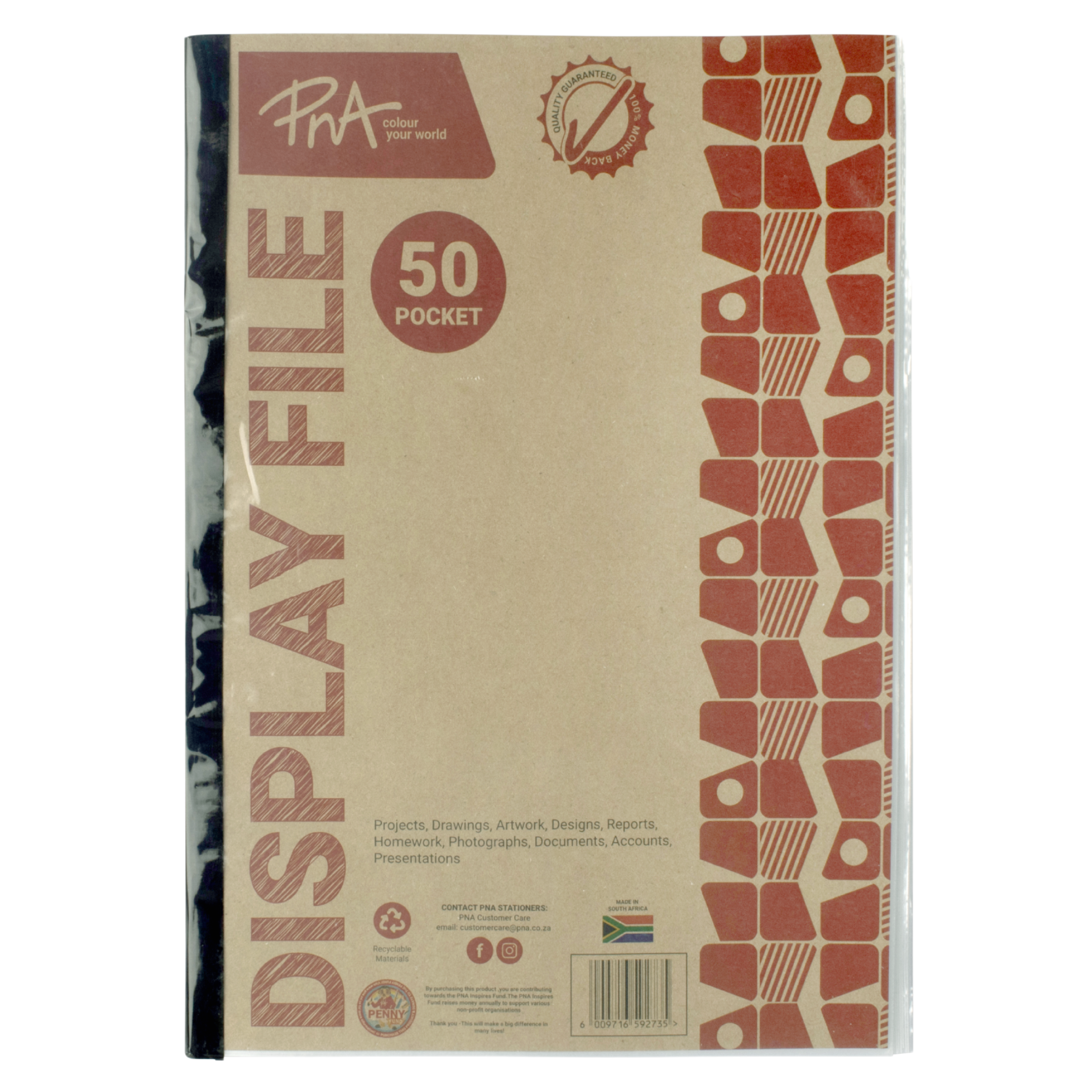 PNA DISPLAY FILE A4 50 POCKET