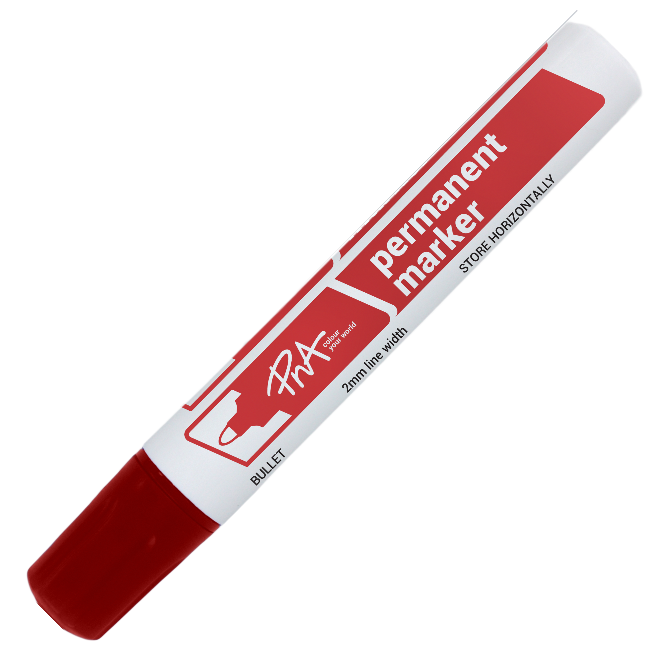 PNA PERMANENT MARKER BULLET TIP RED