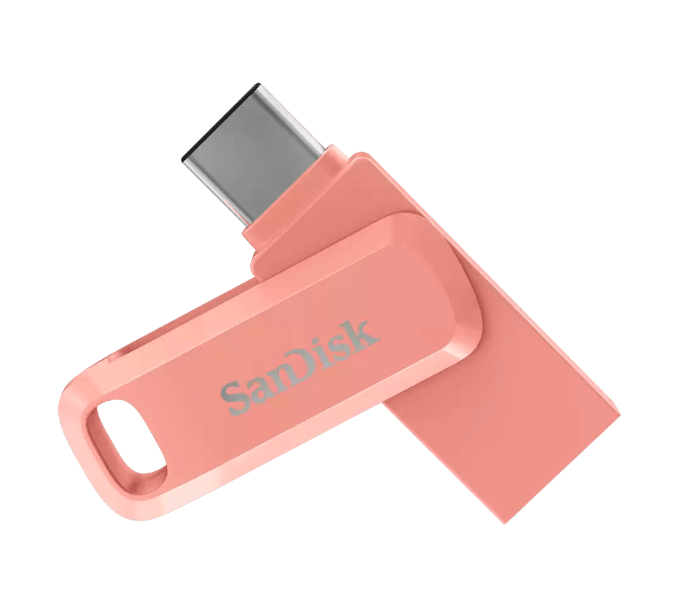 SANDISK ULTRA DUAL DRIVE GO USB TYPE-C PEACH AMBER 64GB