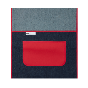 MEECO DENIM CHAIR BAG RED 440MM