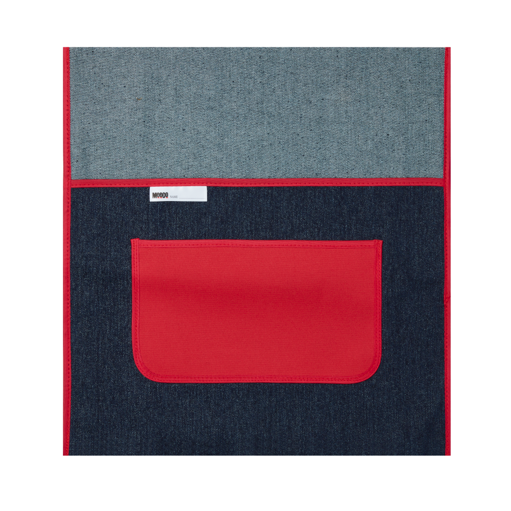 MEECO DENIM CHAIR BAG RED 440MM