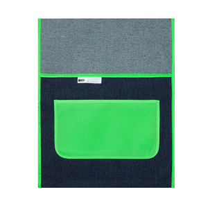 MEECO DENIM CHAIR BAG GREEN 380MM