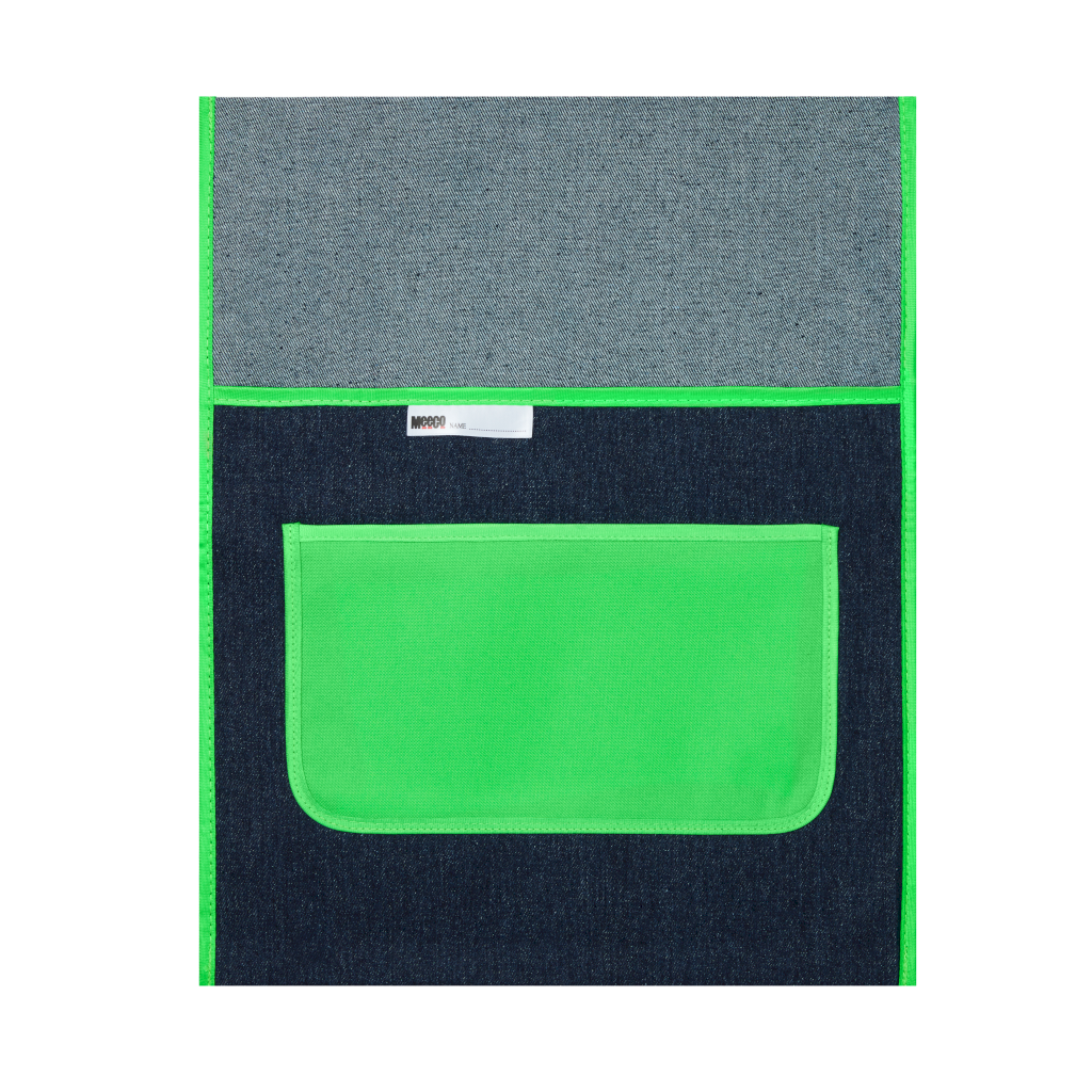 MEECO DENIM CHAIR BAG GREEN 380MM