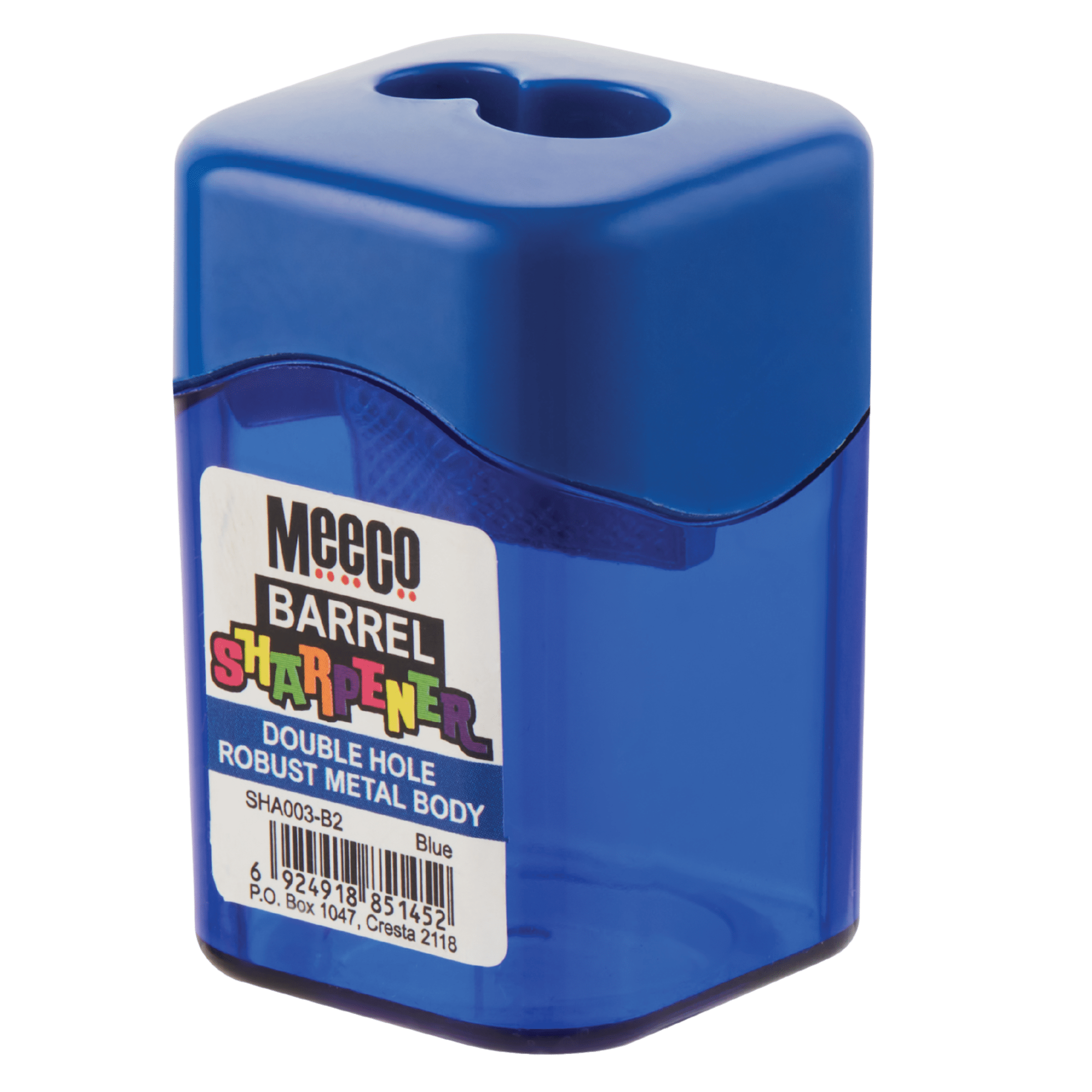 MEECO BARREL SHARPENER 2 HOLE YELLOW