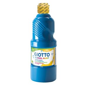 GIOTTO SCHOOL PAINT CYAN 500ML