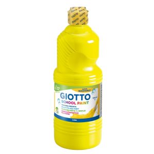 GIOTTO SCHOOL PAINT PRIMARY YELLOW 1L