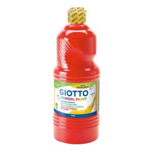 GIOTTO SCHOOL PAINT SCARLET RED 1L