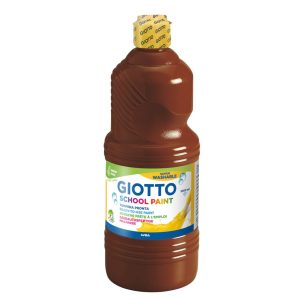 GIOTTO SCHOOL PAINT BROWN 1L